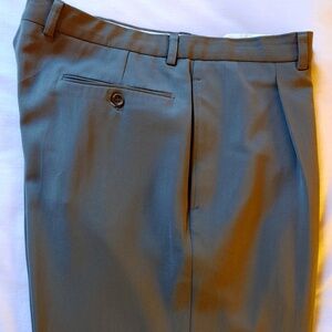 Full cut Single Pleat Wool Dress Slacks